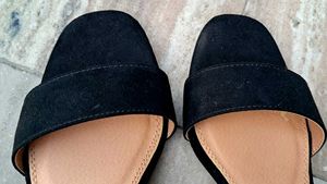 Chic Black Ankle Strap Heels