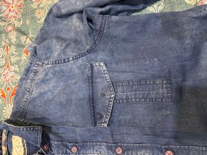 Men's Blue Denim Shirt
