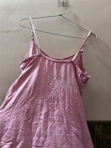 Women's Pink Spaghetti Strap Tank Top