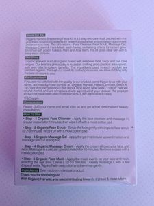 Facial Kit From Organic Harvest