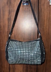 Sparkly Rhinestone Clutch Bag