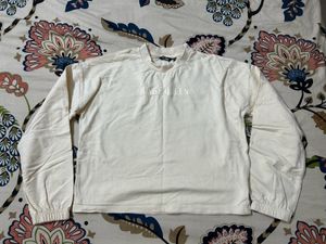 zudio  Crew Neck "BINGE QUEEN" Sweatshirt