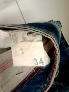 Distressed Blue Rabble Jeans