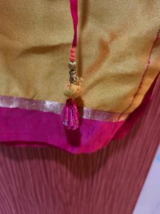 Vibrant Pink Kurta with Bird Embroidery