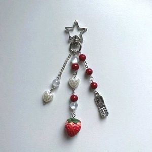 Kawaii Strawberry Keychain
