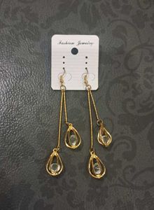 💎 Set of 2️⃣ Elegant Teardrop Dangle Earrings