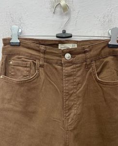 Brown Flared Jeans