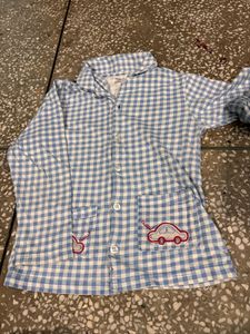 Cute Gingham Pajama Set
