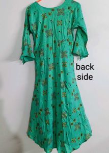 Green Printed Kurti size - M