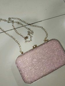 Sparkly Pink Clutch