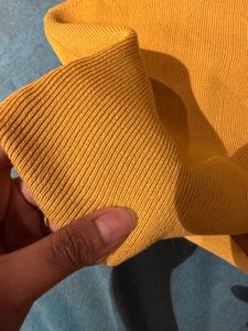 Mustard One Shoulder Tank Top