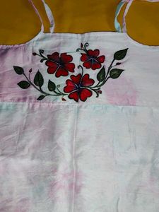 Cute Floral Print Baby Girl Top