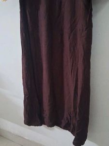 Elegant Brown Ruffle Sleeve Dress🤎