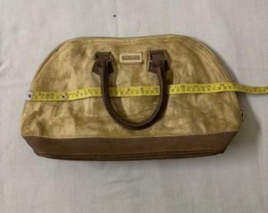 Suede Dome Handbag