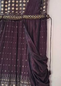 sequence choli dress