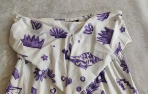 Floral Strapless Playsuit