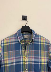 Men's Plaid Button-Down Shirt