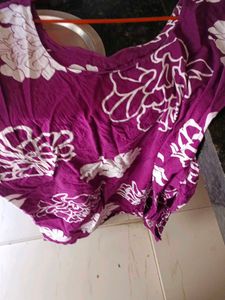 Vibrant Floral Print Kurta