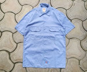 Dickies Blue Short Sleeve Work Shirt