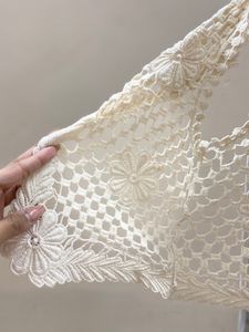 Boho Crochet Flower Vest