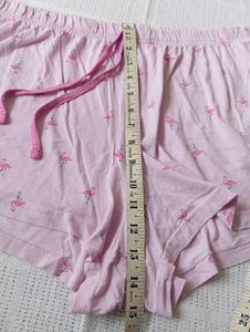 Pink Flamingo Pajama Shorts