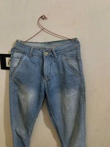 Light Blue Wash Denim Jeans