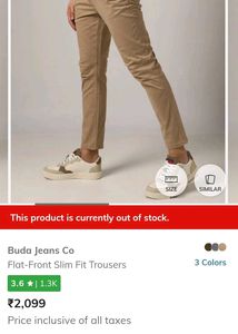 Slim fit Trouser For Men_BUDA Jeans Co