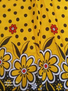 Yellow Printed Kurta Set