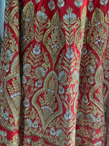 Red Embroidered Lehenga Choli Set