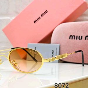 Miu Mi Oval Sunglasses