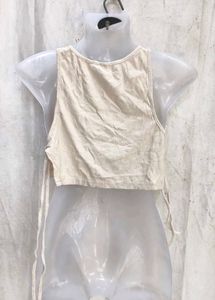 Sleek Side-Tie Crop Top