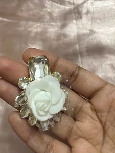 Elegant Floral Crystal Earrings