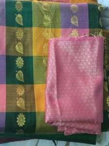 Gorgeous checked kanchi pattu saree