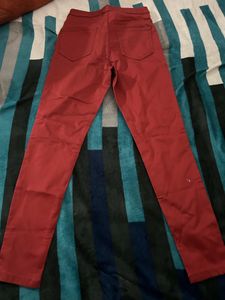 Maroon Skinny Jean Only Worn Once