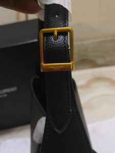 Yves Saint Laurent (YSL)Black Leather Shoulder Bag