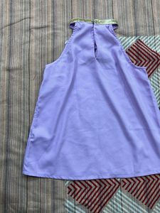 Lilac Halter Neck Top