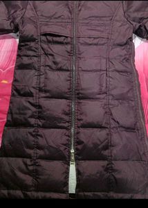 Purple Puffer long jacket