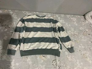 korean brand Striped Long Sleeve Sweater