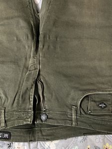 Olive Green Jeans