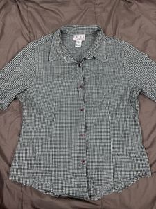 Classic Gingham Button-Up Shirt