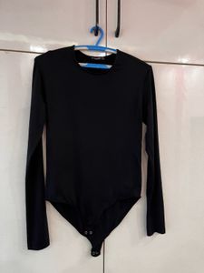 Black Long Sleeve Bodysuit