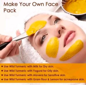 Pack Of 4 Turmeric Powder For Face N Skin Care