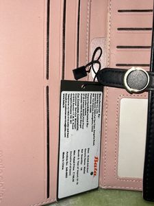 Black Wallet with Buckle