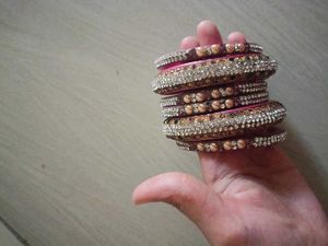 Embellished Bangle Set