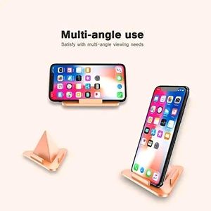 Pyramid Mobile Holder Stand Multicolor(Pack Of 10)