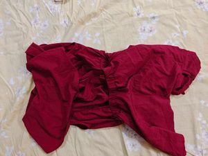 Red jumpsuit
