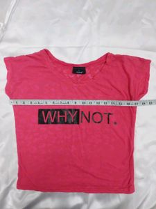 Pretty Pink Crop Tshirt 👕