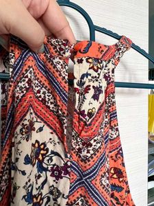 H&amp;M Boho Print Halter Top