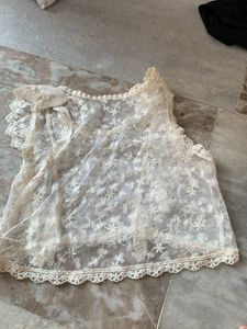 Elegant Lace See-Through Top
