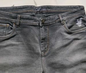 New Men's Grey 42 size Denim Jeans